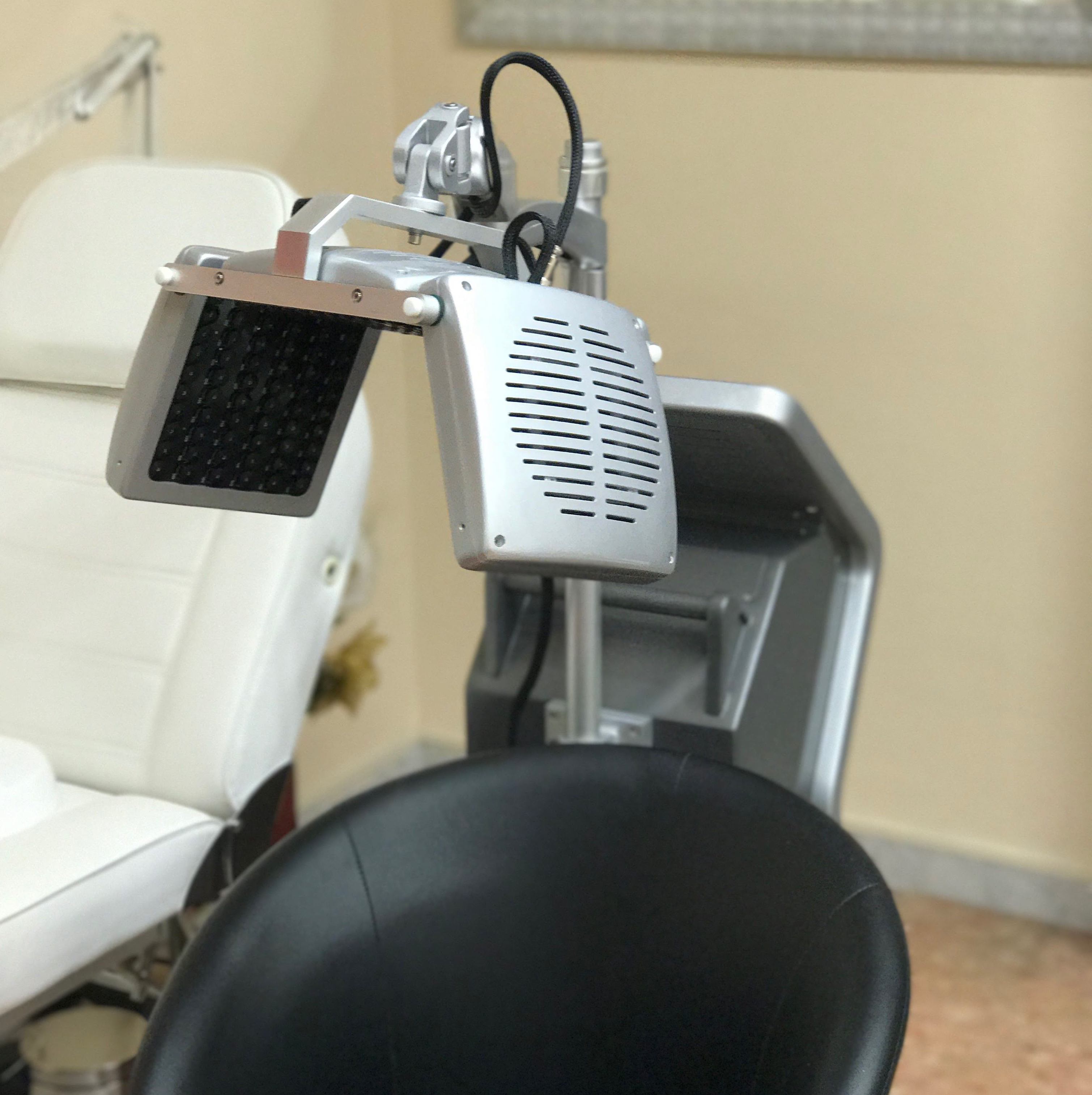 Dettaglio del macchinario per la Laserterapia